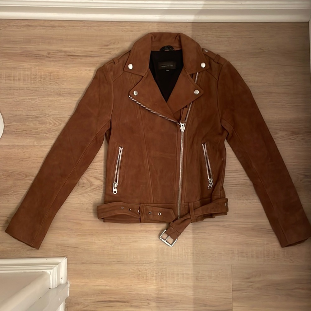 Aritzia x Mackage suede rumor jacket xxs